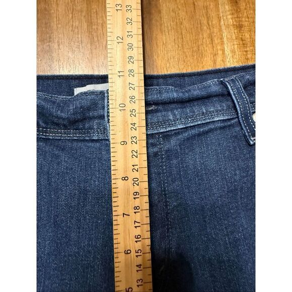 Levis 515 Jeans Womens 32x30 Blue Red Tab Denim Dark Wash Bootcut Denim - Picture 8 of 9